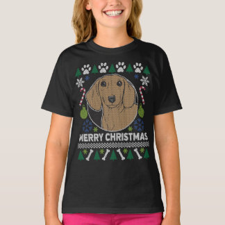 T-shirts Cachorro Raça Feia De Natal Feia