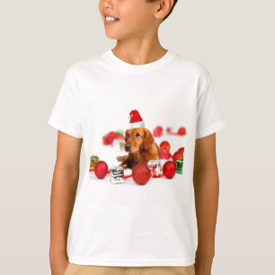 T-shirts Cachorro Retriever Dourado C Com Chapéu Vermelho d