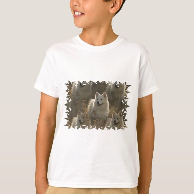 T-shirts Cachorro Samoyed Breed (Frente)