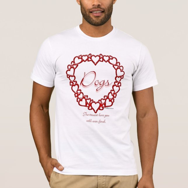 T-shirts Cachorro Verdadeiro Amor (Frente)