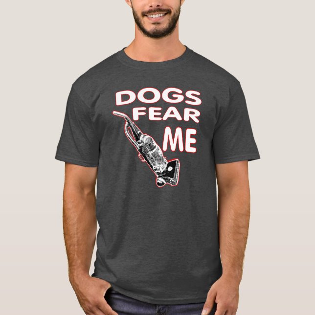 T-shirts Cachorros me temem. (Frente)