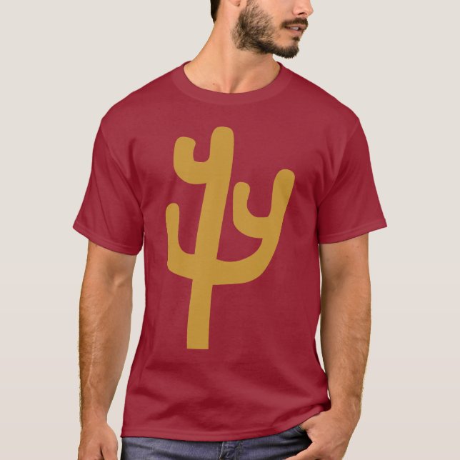 T-shirts Cactus - Brown (Frente)