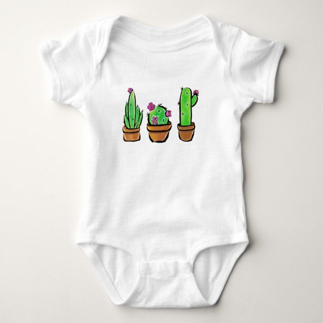 T-shirts Cactus cactos succultos (Frente)
