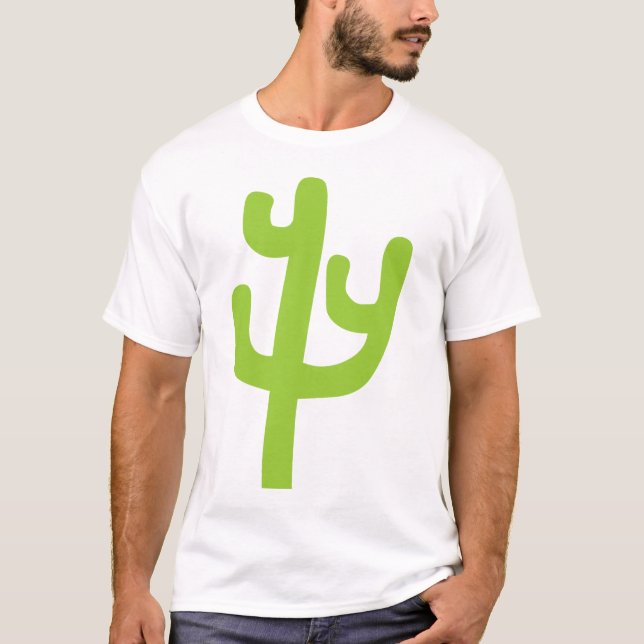 T-shirts Cactus - Verde Marciano (Frente)