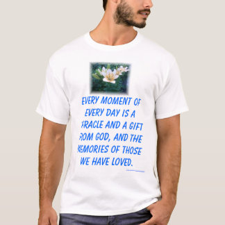 T-SHIRTS CADA MOMENTO UM VESTIDO DA NOITE DO MILAGRE