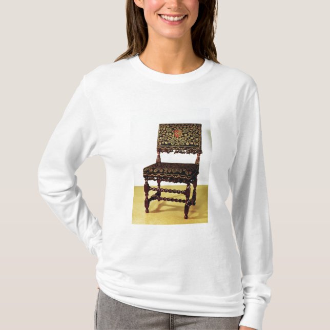 T-shirts Cadeira com macas espirais, fim do século XVII (Frente)