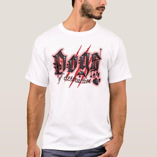 T-shirts Cães da destruição (Frente)