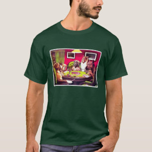 T-shirts Cães do póquer: Um blefe corajoso