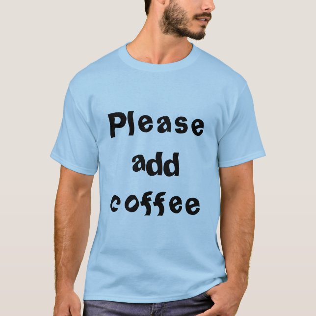 T-shirts Café (Frente)