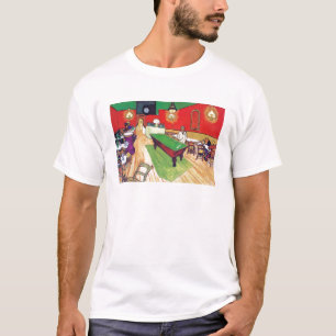 T-shirts Café da noite em Arles por Vincent van Gogh
