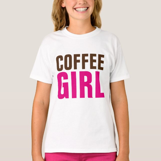 T-shirts CAFÉ GIRL (Frente)