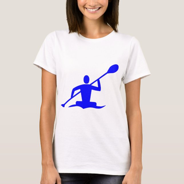T-shirts Caiaque - Azul (Frente)