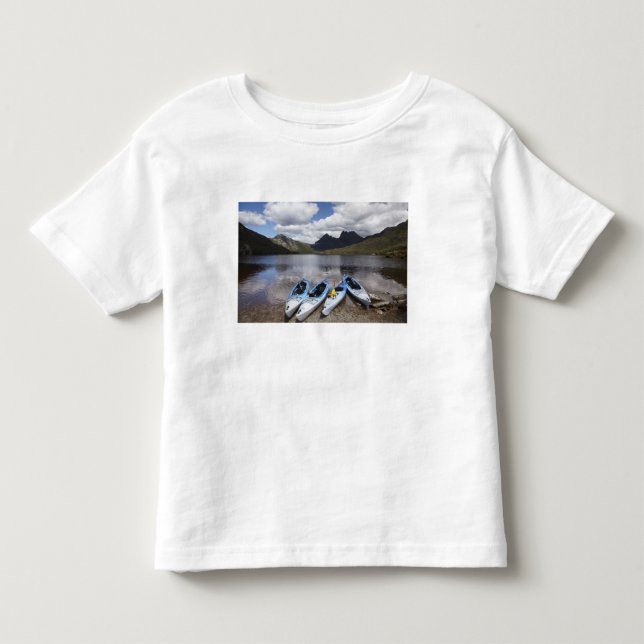 T-shirts Caiaques, Cradle Mountain e Dove Lake, Cradle (Frente)