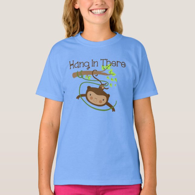 T-shirts Cair do macaco dentro lá (Frente)