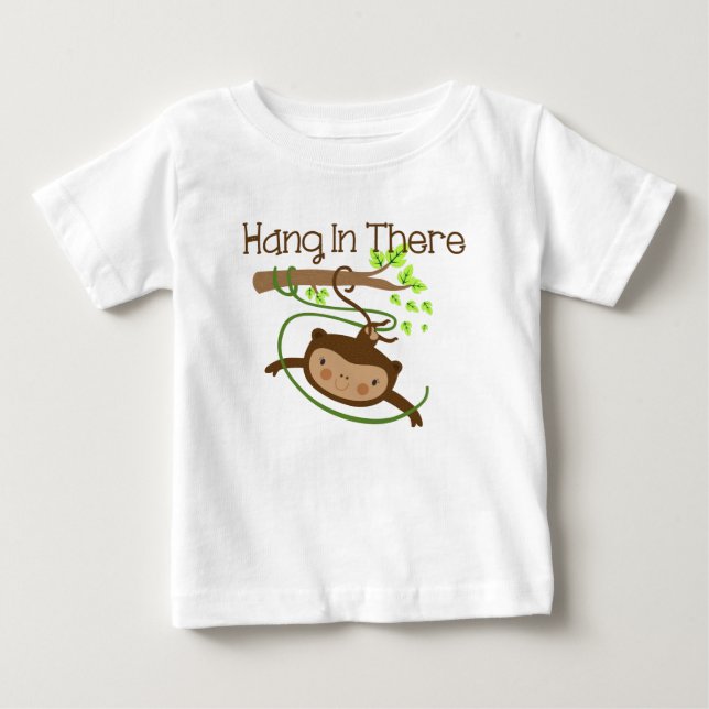 T-shirts Cair do macaco dentro lá (Frente)
