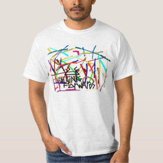 T-shirts cair envia o splatter da pintura
