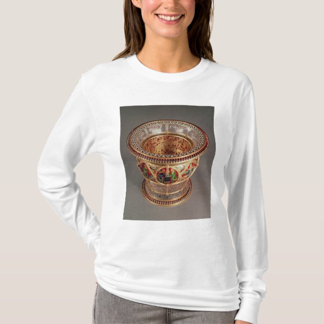 T-shirts Caixa com plique-a-jour e cloisonne (Frente)
