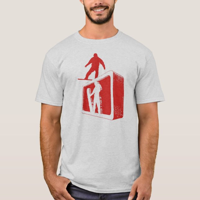 T-shirts caixa da neve (Frente)
