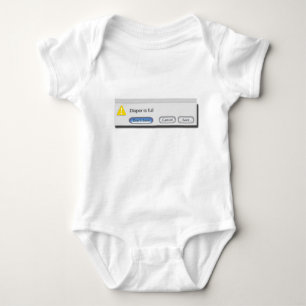 T-shirts Caixa de Alerta de fralda