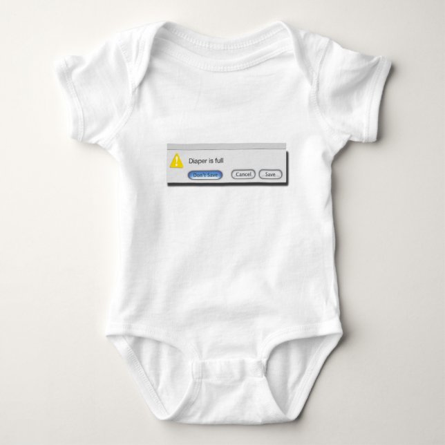 T-shirts Caixa de Alerta de fralda (Frente)