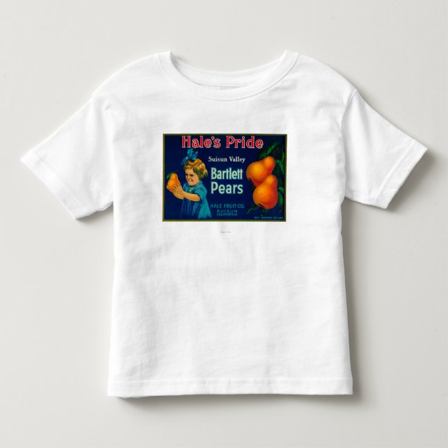 T-shirts Caixa Hale LabelSuisun da pera do orgulho, CA (Frente)