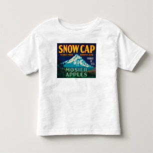 T-shirts Caixa LabelMosier de Apple do boné da neve, OU