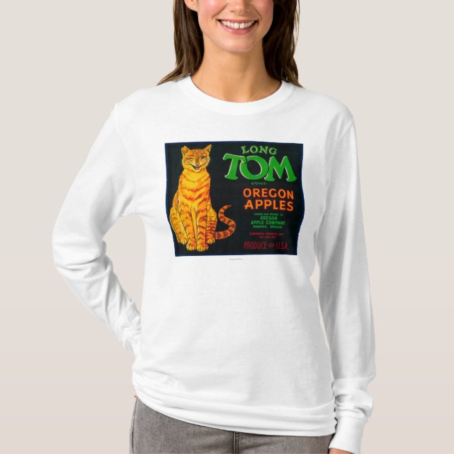 T-shirts Caixa longa LabelMonroe de Tom Apple, OU (Frente)