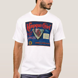 T-shirts Caixa principal LabelSutherlin de Umpqua Apple, OU