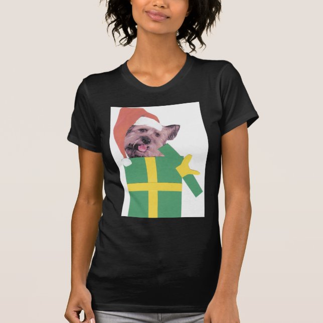 T-shirts Caixa verde de Skye Terrier (Frente)