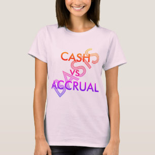 T-shirts "CAIXA vs ACCRUAL"