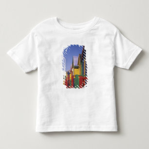 T-shirts Caixas de banho de Muizenburg, perto de Capetown,