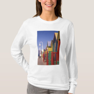 T-shirts Caixas de Banhos de Muizenburg, perto de Capetown,