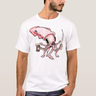 T-shirts Calamar do pirata