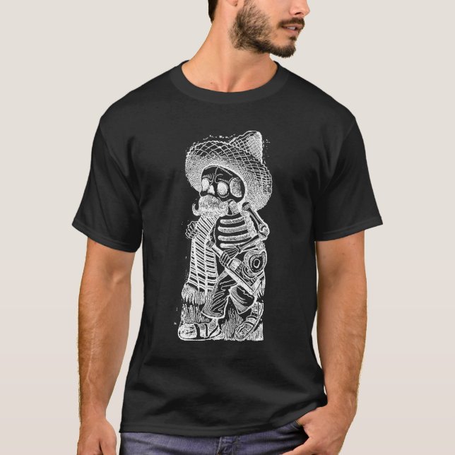 T-shirts Calaveras do montão por José Guadalupe Posada (Frente)
