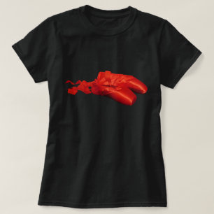 T-shirts Calçados de balé vermelhos