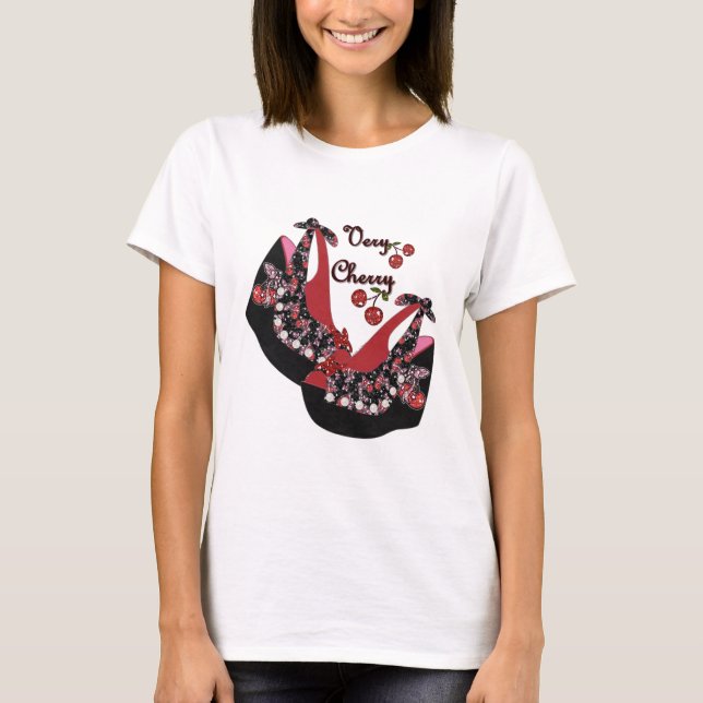 T-shirts CALÇADOS RAB Rockabilly Muito Cerejeiros (Frente)