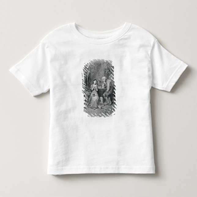 T-shirts Caleb Plummer e sua filha cega, 'de Charle (Frente)
