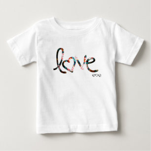 T-shirts caleidoscópio "amor "