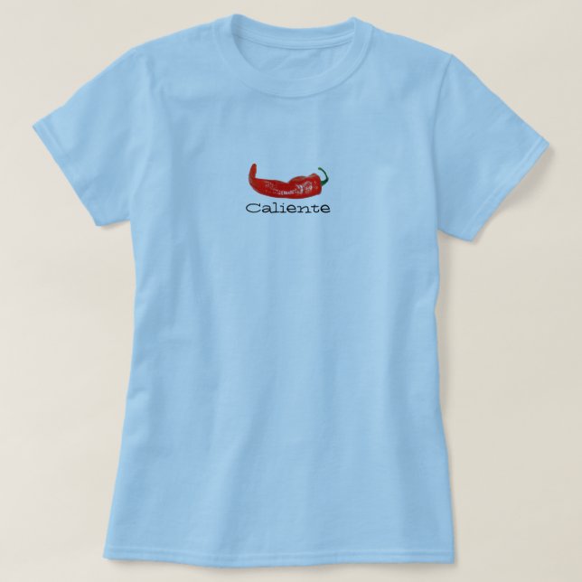 T-shirts Caliente (mulheres) (Frente do Design)