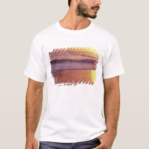 T-shirts Califórnia, perto de Santa Cruz, Vista da praia em