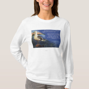 T-shirts CaliforniaGreetings de, poema da gaivota
