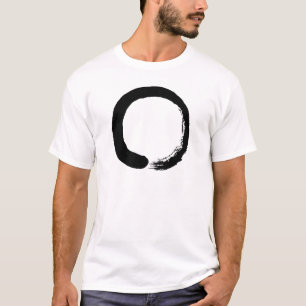 T-shirts Caligrafia do zen do círculo de Enso