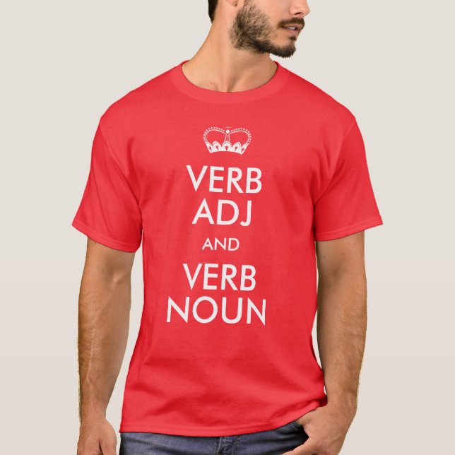 T-shirts calmas e personalizáveis (Frente)