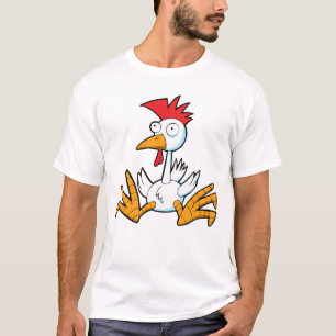 T-shirts Calvin a galinha Funky