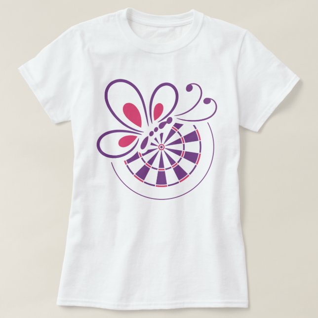 T-shirts Cama e borboleta (Frente do Design)