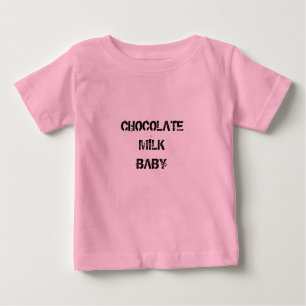 T-SHIRTS CAMADAS DE BEBÊ DE CHOCOLATE