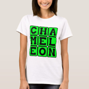 T-shirts Camaleão, Lagarto que Muda de Cor