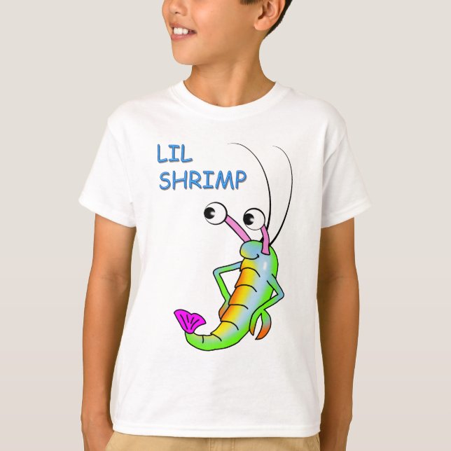 T-shirts camarão do lil (Frente)