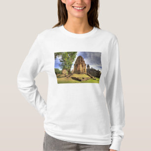 T-shirts Camboja, Angkor Wat. Vista do Templo Bakong.