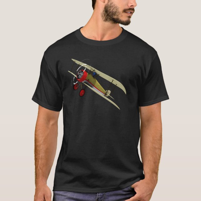 T-shirts Camelo e piloto de Sopwith (Frente)